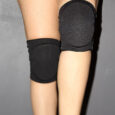 Neoprene Vinyl Grip Knee Pads Black