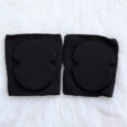 Neoprene Vinyl Grip Knee Pads Black