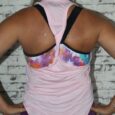 Girl Gains BABY PINK Twist Back Tank